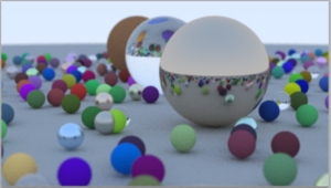 raytracer in one weekend